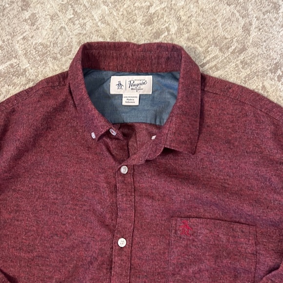 Original Penguin long sleeve button down‎ shirt - Picture 2 of 8